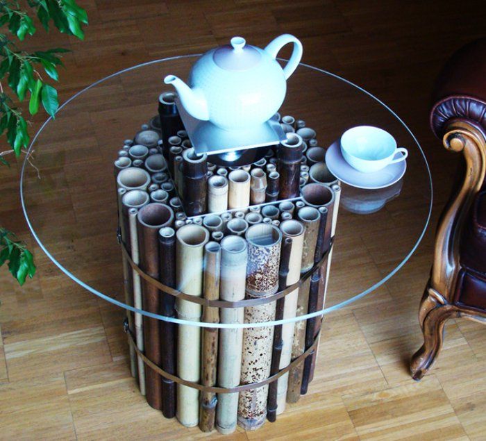 meja bambu stick