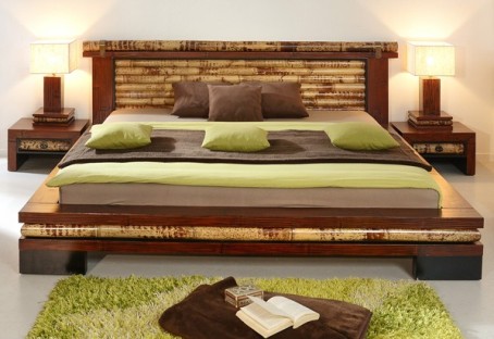 tempat tidur unik dari bambu