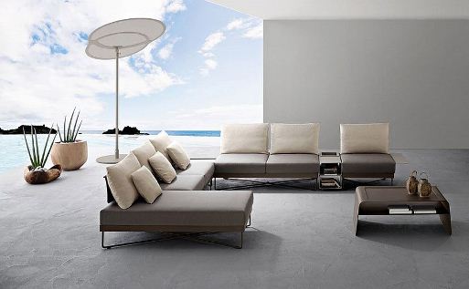 sofa outdoor minimalis