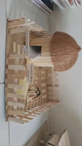 cara membuat rumah dari stik es krim rumah adat honai