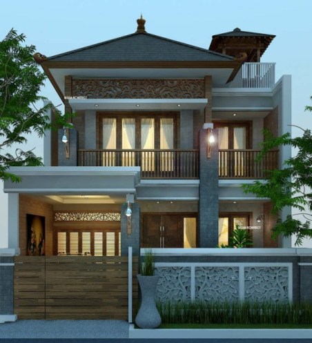 Rumah Joglo Modern Minimalis Lem Kayu Crossbond