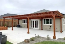 Jenis Sambungan Tiang Kayu untuk Teras dan Gazebo Sambungan dengan Siku Penguat