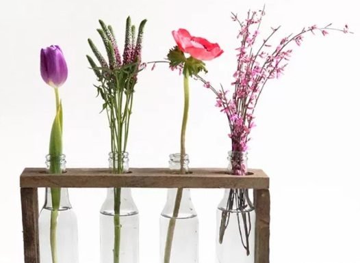 Inspirasi Ide Kerajinan dari Kayu dan Cara Membuatnya yang Mudah Ditiru cara membuat kerajinan tempat vas bunga bagus