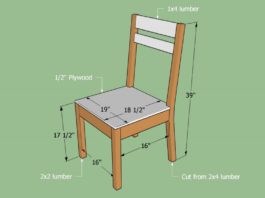 cara membuat kursi kayu sederhana