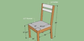 cara membuat kursi kayu sederhana