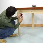 cara membuat meja kayu mudah 9
