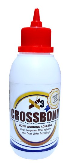 lem Crossbond X3 untuk sambungan mortise dan tenon yang populer di dunia perkayuan