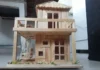 cara membuat rumah dari stik es krim dua lantai