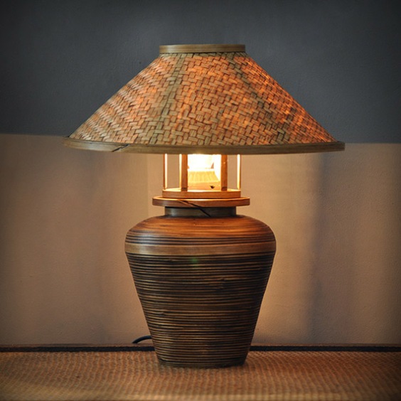 kap lampu bambu (2)