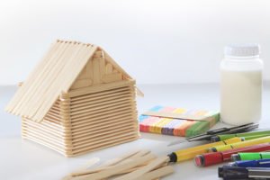 kerajinan stik es krim rumah