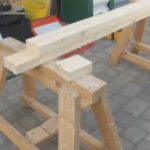 langkah 3 membuat tangga kayu