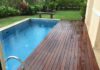 kayu decking ulin untuk kolam