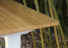 meja bambu laminasi