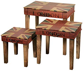 meja kursi vintage union jack