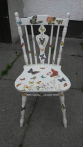 meja makan decoupage