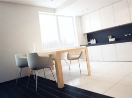 model meja makan minimalis