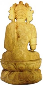 patung budha kayu cendana