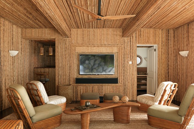 ruangan bambu decor