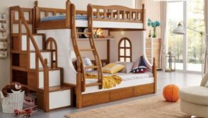 tempat anak tidur kayu