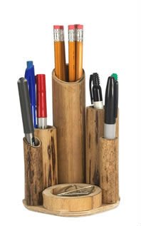 Tiga Ide dan Cara Membuat Tempat Pensil dari Bambu  Super 