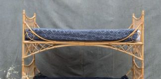 tempat tidur bambu